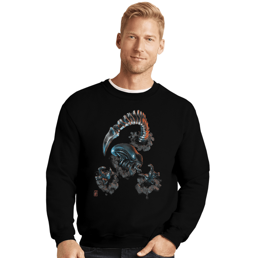 Shirts Crewneck Sweater, Unisex / Small / Black Xenobreak