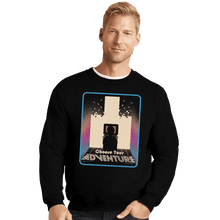 Load image into Gallery viewer, Shirts Crewneck Sweater, Unisex / Small / Black Choose Your Adventure
