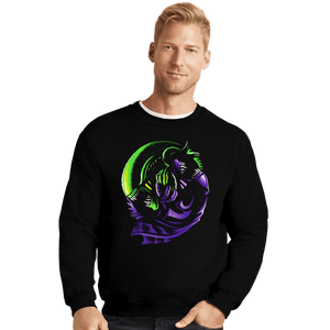 Daily_Deal_Shirts Crewneck Sweater, Unisex / Small / Black The Tao Of Xenos
