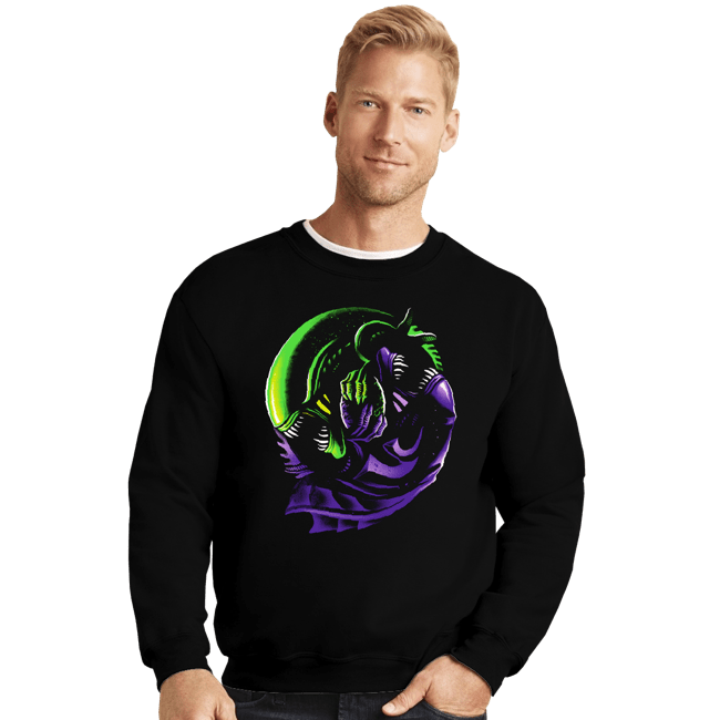 Daily_Deal_Shirts Crewneck Sweater, Unisex / Small / Black The Tao Of Xenos
