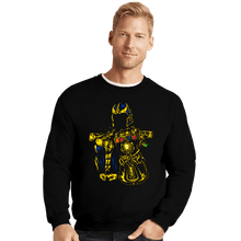 Load image into Gallery viewer, Shirts Crewneck Sweater, Unisex / Small / Black The Mad Titan
