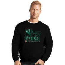 Load image into Gallery viewer, Daily_Deal_Shirts Crewneck Sweater, Unisex / Small / Black Welcome To The Matrix
