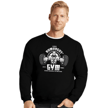 Load image into Gallery viewer, Secret_Shirts Crewneck Sweater, Unisex / Small / Black Lord Humungus&#39; Gym
