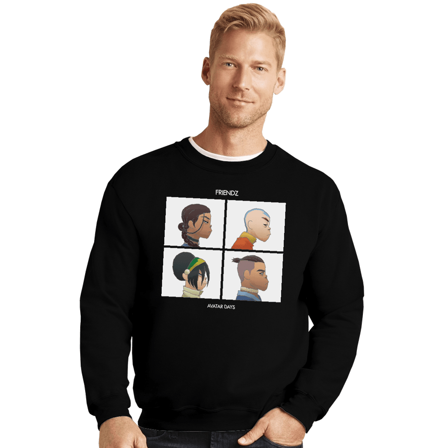Shirts Crewneck Sweater, Unisex / Small / Black Friendz
