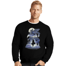 Load image into Gallery viewer, Shirts Crewneck Sweater, Unisex / Small / Black The Fantastic Book Of Magic
