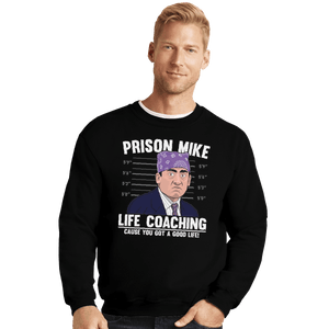 Shirts Crewneck Sweater, Unisex / Small / Black Prison Mike