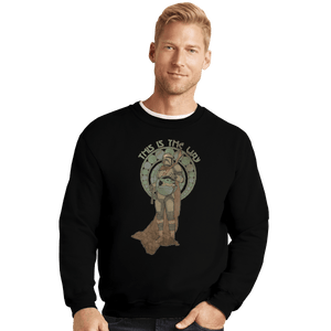Shirts Crewneck Sweater, Unisex / Small / Black Mando Nouveau