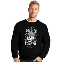 Load image into Gallery viewer, Shirts Crewneck Sweater, Unisex / Small / Black Soldier Forever

