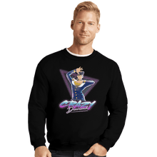 Load image into Gallery viewer, Shirts Crewneck Sweater, Unisex / Small / Black Crazy Diamond - Josuke
