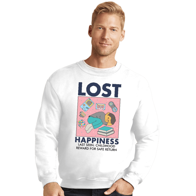Shirts Crewneck Sweater, Unisex / Small / White Childhood