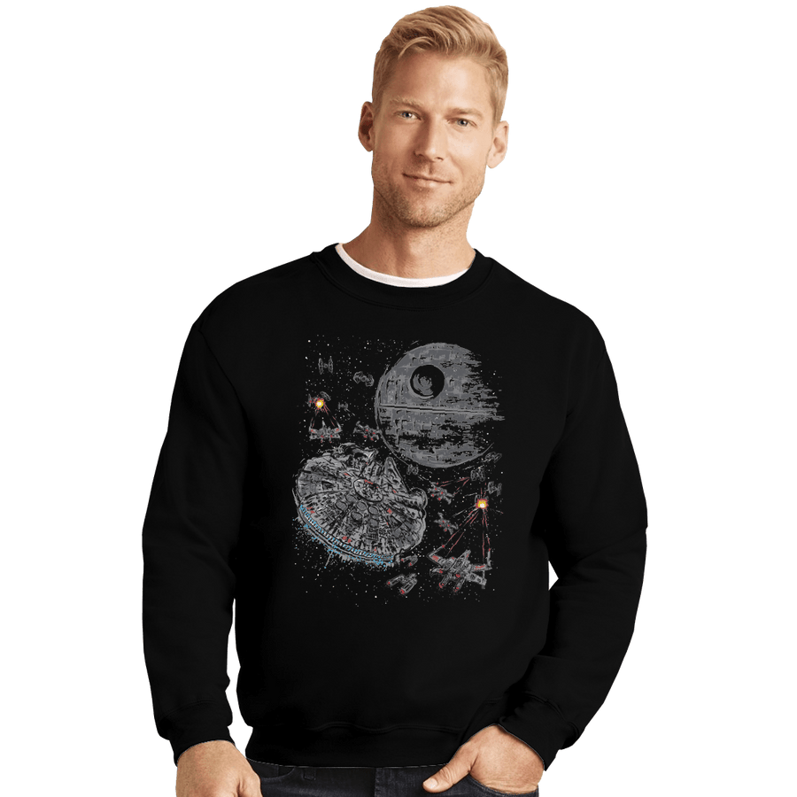 Shirts Crewneck Sweater, Unisex / Small / Black The Last Great Battle