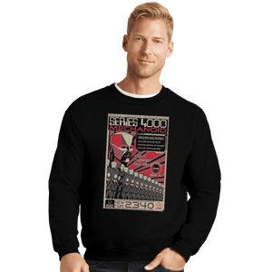 Shirts Crewneck Sweater, Unisex / Small / Black Series 4000 Mechanoid