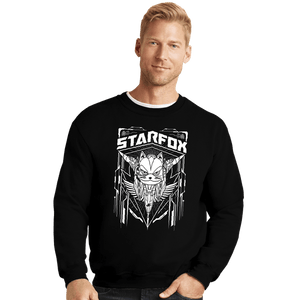 Shirts Crewneck Sweater, Unisex / Small / Black Starfox Crest
