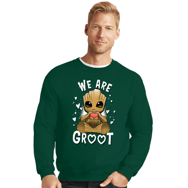 Shirts Crewneck Sweater, Unisex / Small / Forest We Are