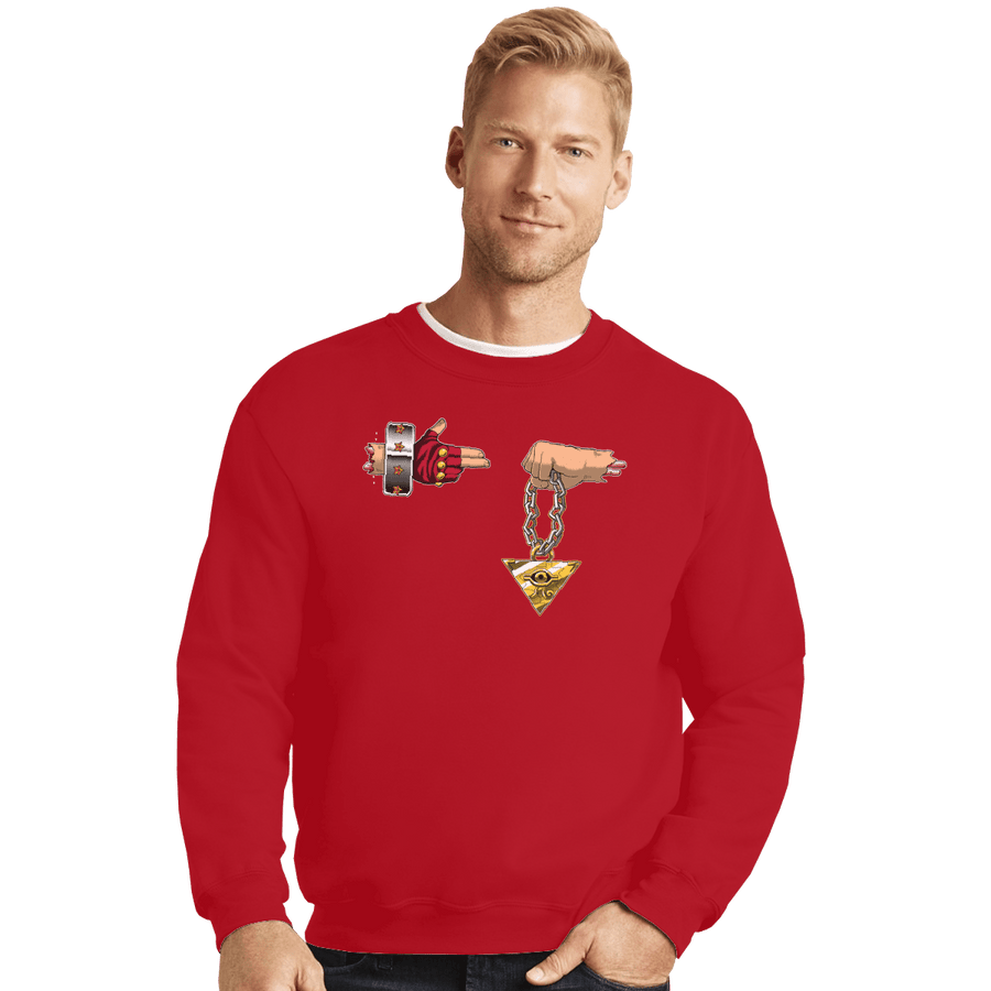 Shirts Crewneck Sweater, Unisex / Small / Red Run The Duels