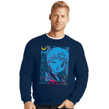 Load image into Gallery viewer, Shirts Crewneck Sweater, Unisex / Small / Navy Retro Pretty Soldier
