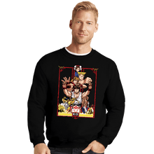 Load image into Gallery viewer, Secret_Shirts Crewneck Sweater, Unisex / Small / Black Enter The Street Fighter
