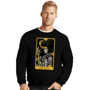 Shirts Crewneck Sweater, Unisex / Small / Black The Fool Tarot