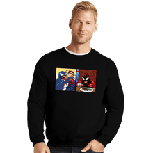 Load image into Gallery viewer, Shirts Crewneck Sweater, Unisex / Small / Black Symbiotes Yelling
