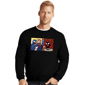 Shirts Crewneck Sweater, Unisex / Small / Black Symbiotes Yelling