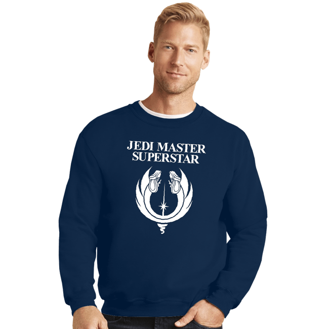 Secret_Shirts Crewneck Sweater, Unisex / Small / Navy J.M. Superstar