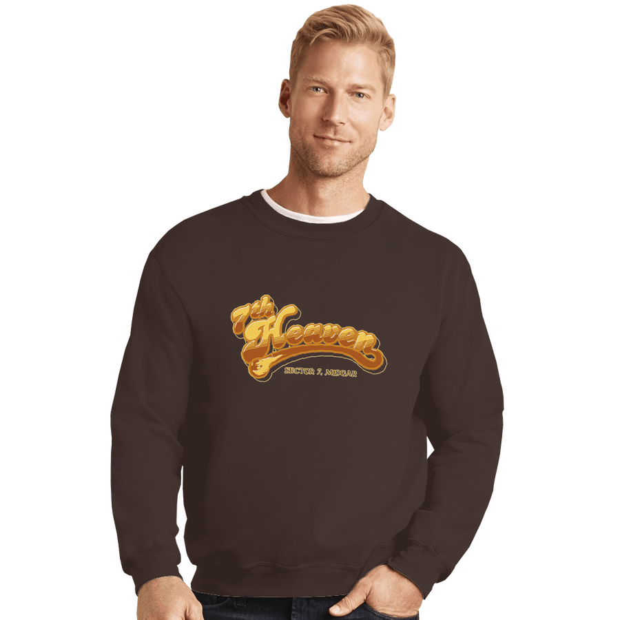 Shirts Crewneck Sweater, Unisex / Small / Dark Chocolate 7th Heaven