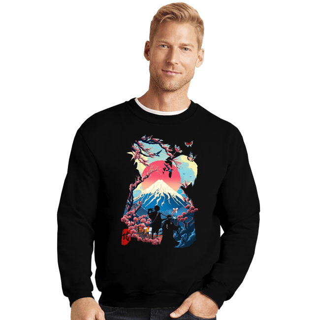 Daily_Deal_Shirts Crewneck Sweater, Unisex / Small / Black Ronin Rhythms