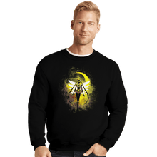 Load image into Gallery viewer, Shirts Crewneck Sweater, Unisex / Small / Black Eternal Sailor Moon Art
