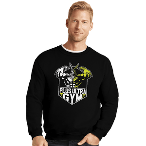 Shirts Crewneck Sweater, Unisex / Small / Black All Might Gym
