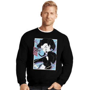 Shirts Crewneck Sweater, Unisex / Small / Black Aeon Flux
