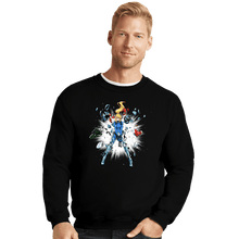 Load image into Gallery viewer, Daily_Deal_Shirts Crewneck Sweater, Unisex / Small / Black Shattered
