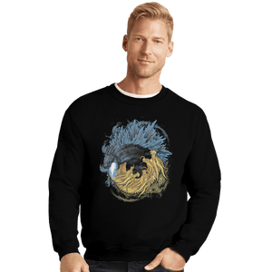 Shirts Crewneck Sweater, Unisex / Small / Black King Of The Monsters