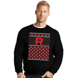 Shirts Crewneck Sweater, Unisex / Small / Black Christmas I Choose You