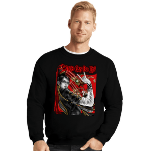Daily_Deal_Shirts Crewneck Sweater, Unisex / Small / Black Witch Can Do It!