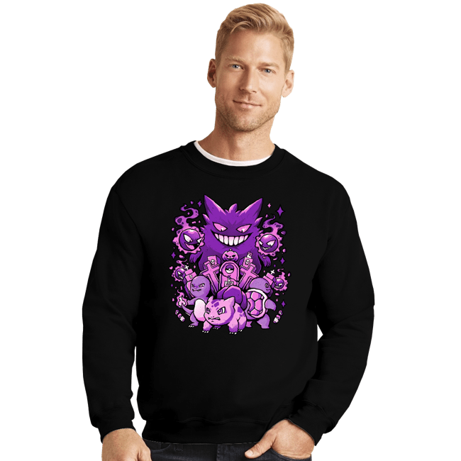 Secret_Shirts Crewneck Sweater, Unisex / Small / Black Gotta Hunt Em All