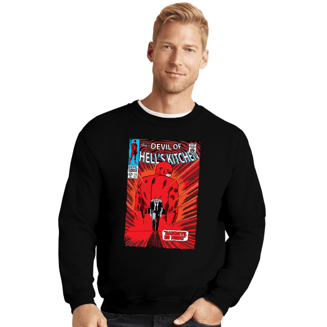 Shirts Crewneck Sweater, Unisex / Small / Black Daredevil No More!