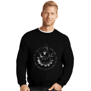 Secret_Shirts Crewneck Sweater, Unisex / Small / Black Clown Will Eat Me