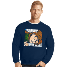 Load image into Gallery viewer, Secret_Shirts Crewneck Sweater, Unisex / Small / Navy Daria

