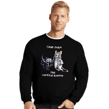 Load image into Gallery viewer, Daily_Deal_Shirts Crewneck Sweater, Unisex / Small / Black Take Over Middle Earth
