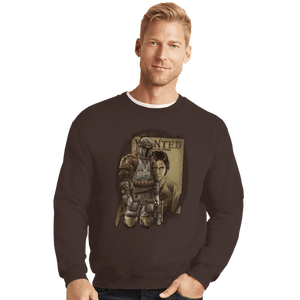Shirts Crewneck Sweater, Unisex / Small / Dark Chocolate Bounsteam Hunter