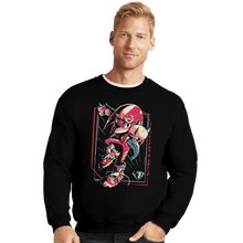 Load image into Gallery viewer, Daily_Deal_Shirts Crewneck Sweater, Unisex / Small / Black The Guardian Knuckles
