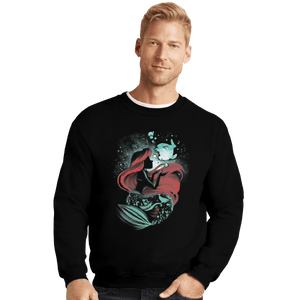 Shirts Crewneck Sweater, Unisex / Small / Black The Song Of The Mermaid