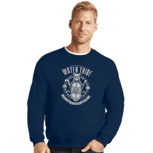 Load image into Gallery viewer, Shirts Crewneck Sweater, Unisex / Small / Navy Water Is Benevolent
