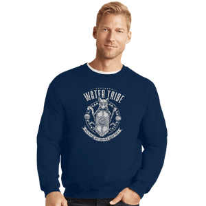 Shirts Crewneck Sweater, Unisex / Small / Navy Water Is Benevolent