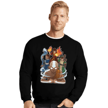 Load image into Gallery viewer, Secret_Shirts Crewneck Sweater, Unisex / Small / Black Avatar Team
