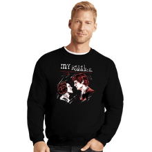 Load image into Gallery viewer, Daily_Deal_Shirts Crewneck Sweater, Unisex / Small / Black My Rebel Romance
