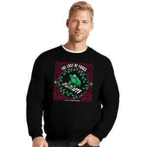 Secret_Shirts Crewneck Sweater, Unisex / Small / Black The Last Of Frogs