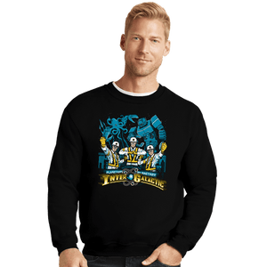 Shirts Crewneck Sweater, Unisex / Small / Black Intergalactic Rangers