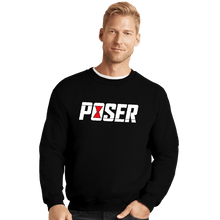 Load image into Gallery viewer, Secret_Shirts Crewneck Sweater, Unisex / Small / Black Poser
