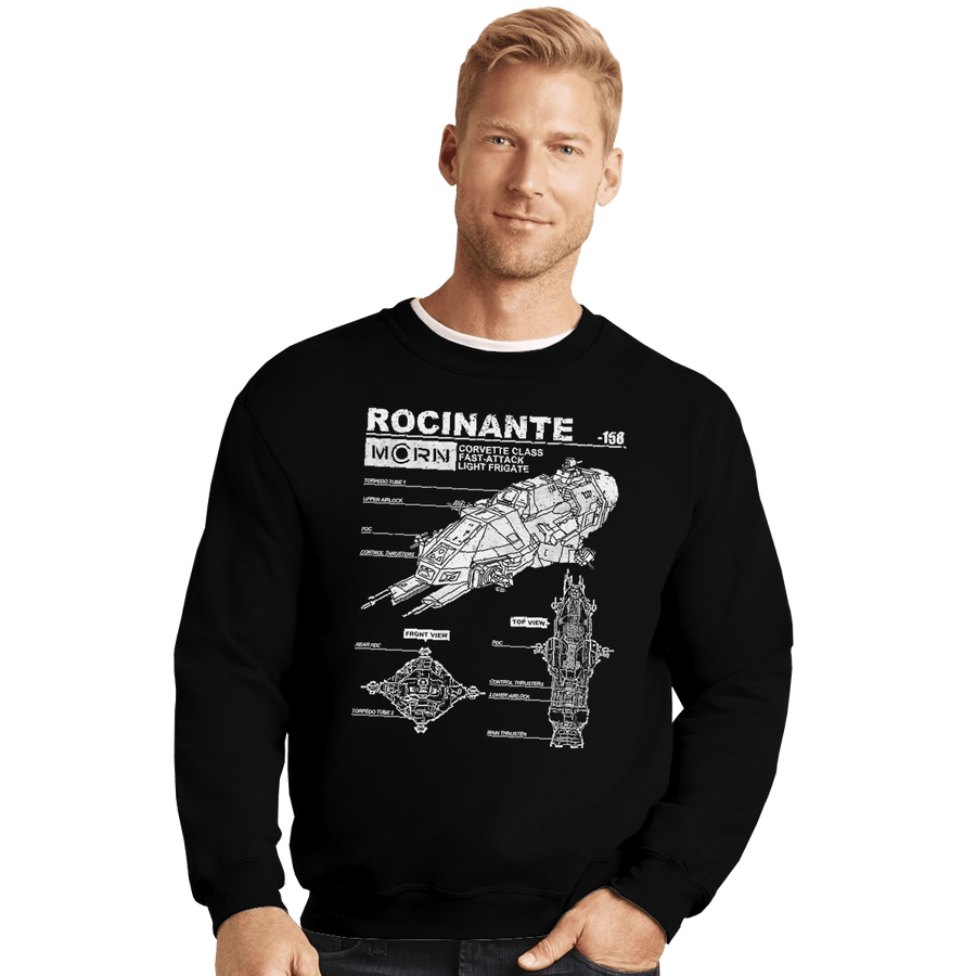 Shirts Crewneck Sweater, Unisex / Small / Black Rocinante Specs